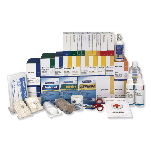 First Aid Only 4 Shelf ANSI Class B+ Refill with Medications， 1，428 Pieces (90625) - Mycitystee