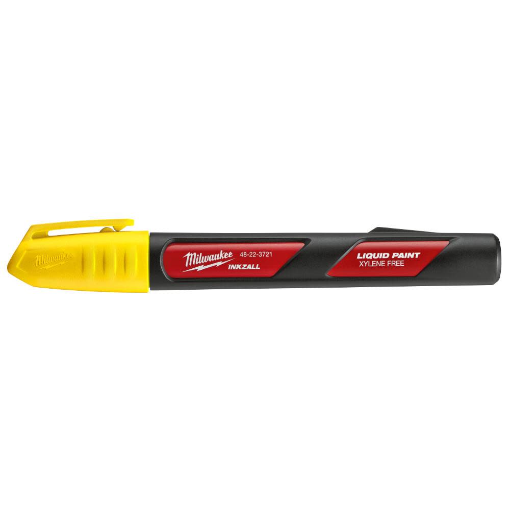 Milwaukee INKZALL Yellow Paint Marker 48-22-3722 from Milwaukee - Mycitystee