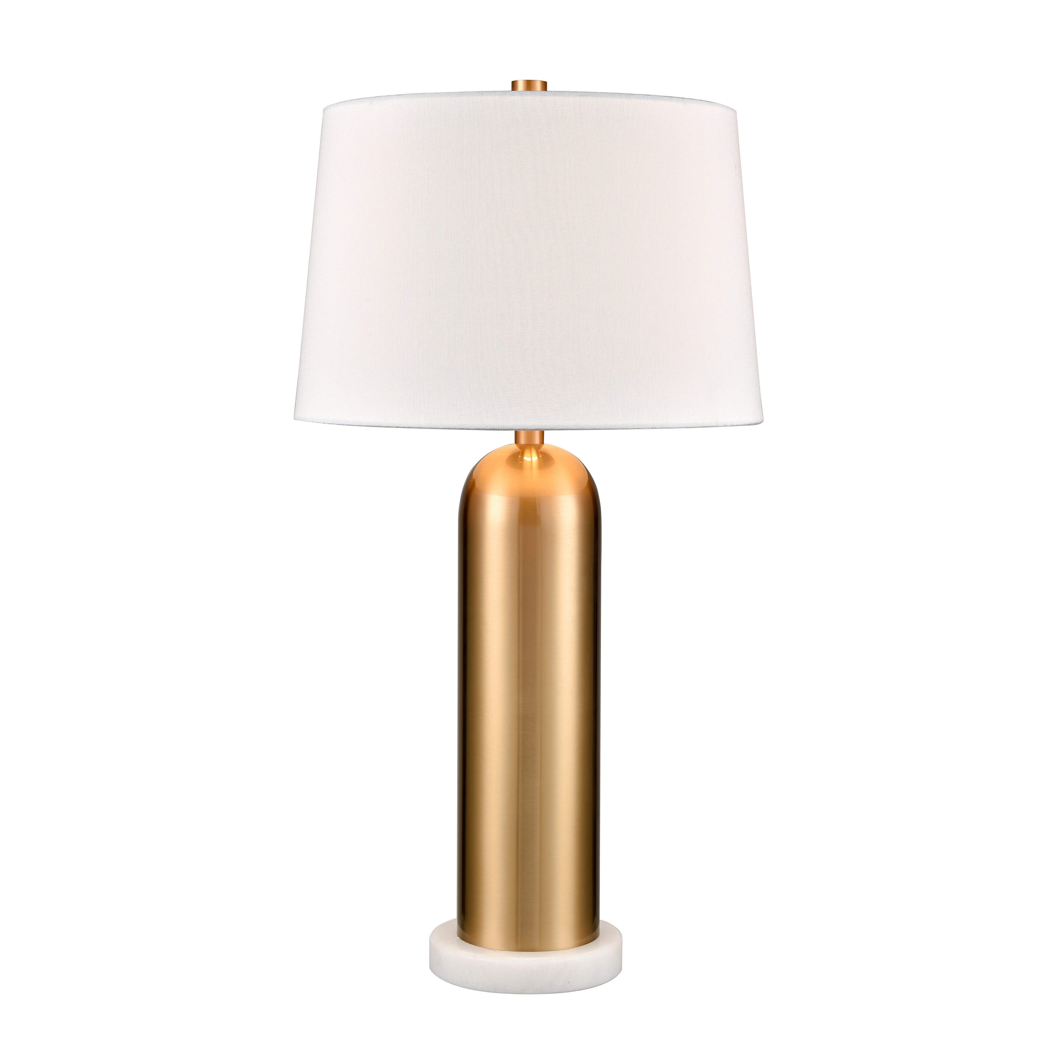 Elishaw 30'' High 1-Light Table Lamp - Aged Brass - Mycitystee