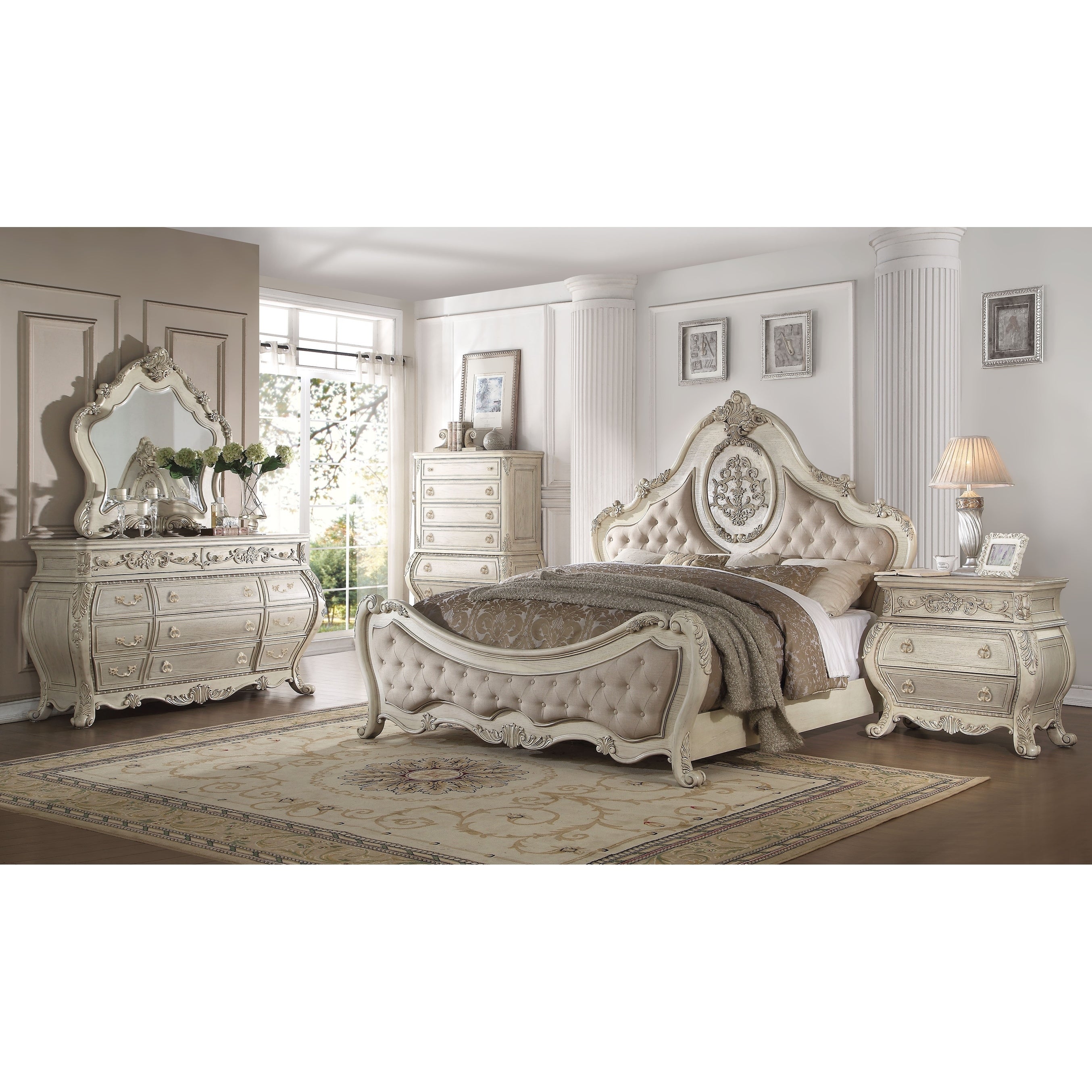 ACME Ragenardus Chest， Antique White - - 21655072 - Mycitystee