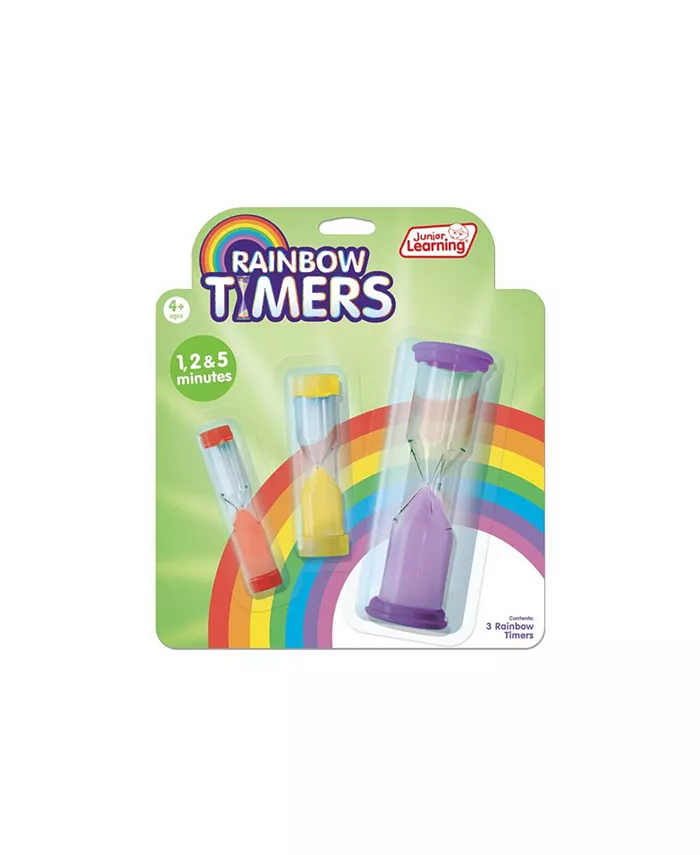 Junior Learning Rainbow Timers - 1， 2 5 Minutes - Mycitystee