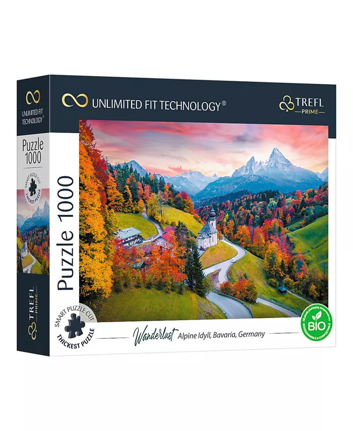Trefl Prime 1000 Piece Puzzle- Wanderlust At The Foot of Alps， Bavaria， Germany - Mycitystee