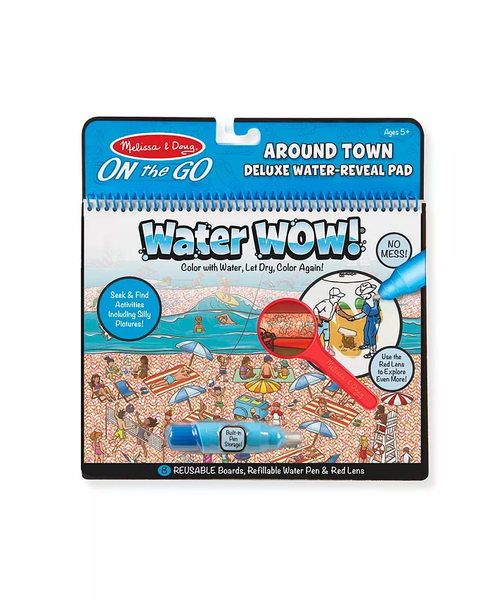 Melissa and Doug Water Wow Around Town Deluxe Water Reveal Pad - Mycitystee