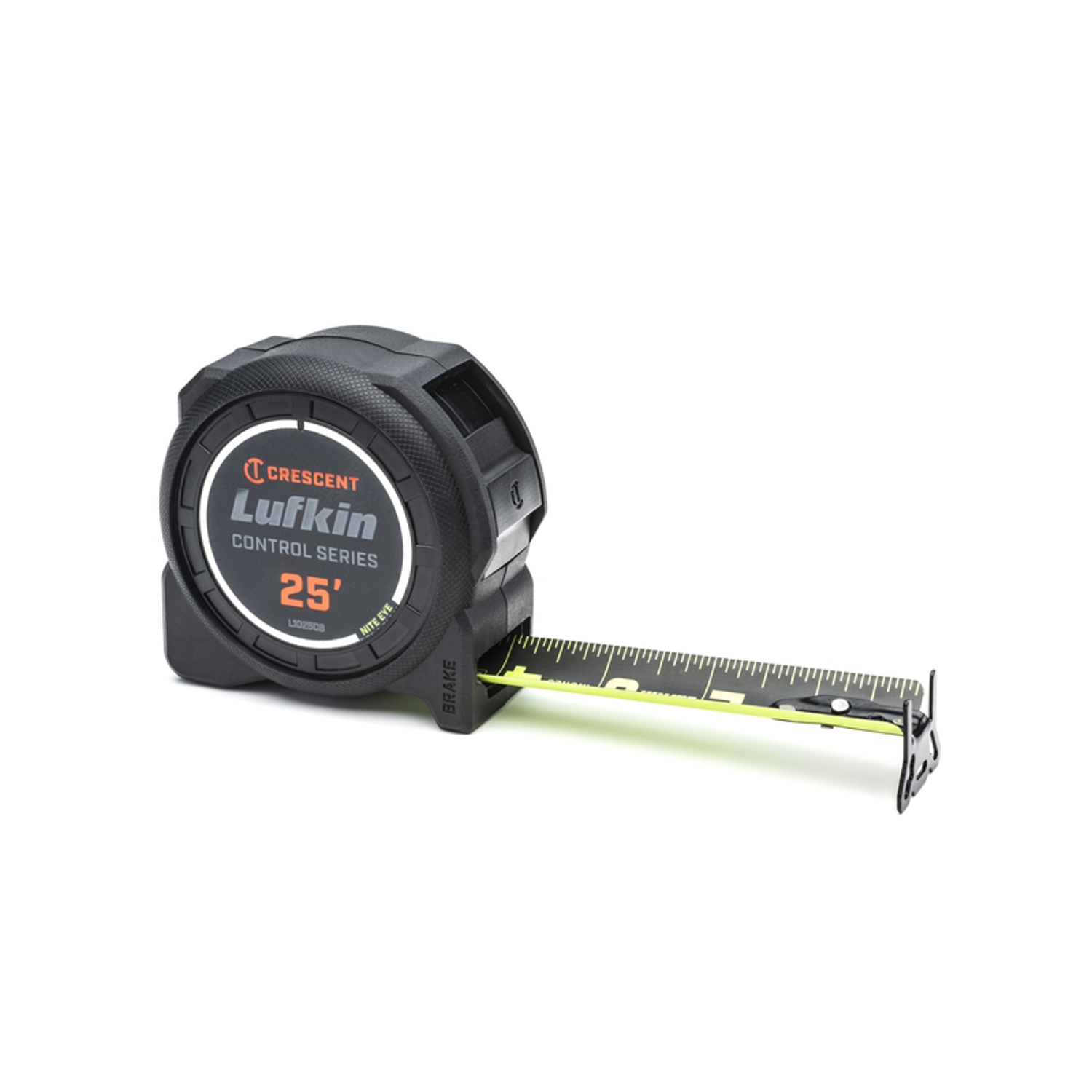Crescent Lufkin 25 ft. L X 1-3/16 in. W Control Series Black Blade Tape Measure - Mycitystee