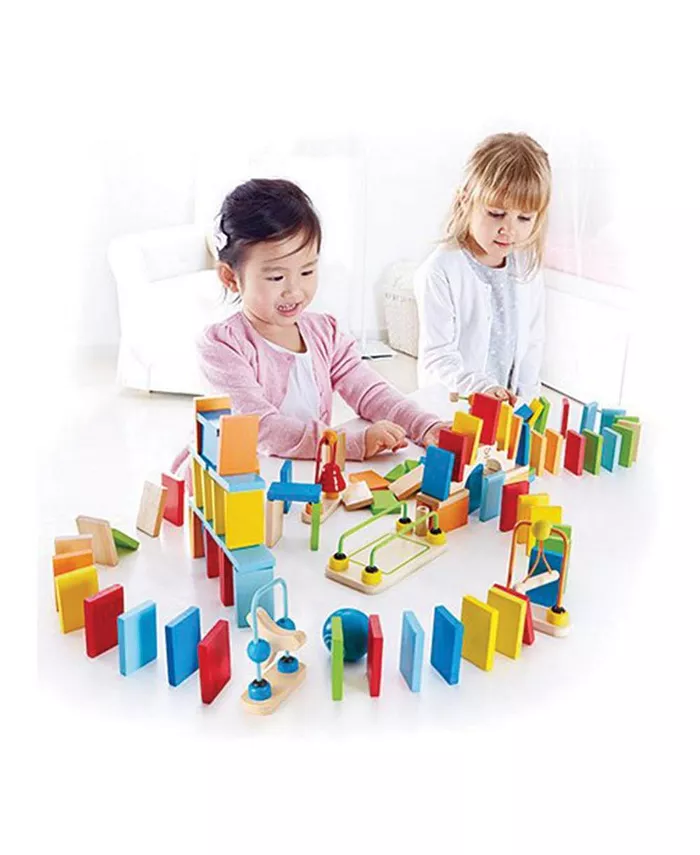 Hape Dynamo Dominoes Construction Set - 107 Pieces - Mycitystee