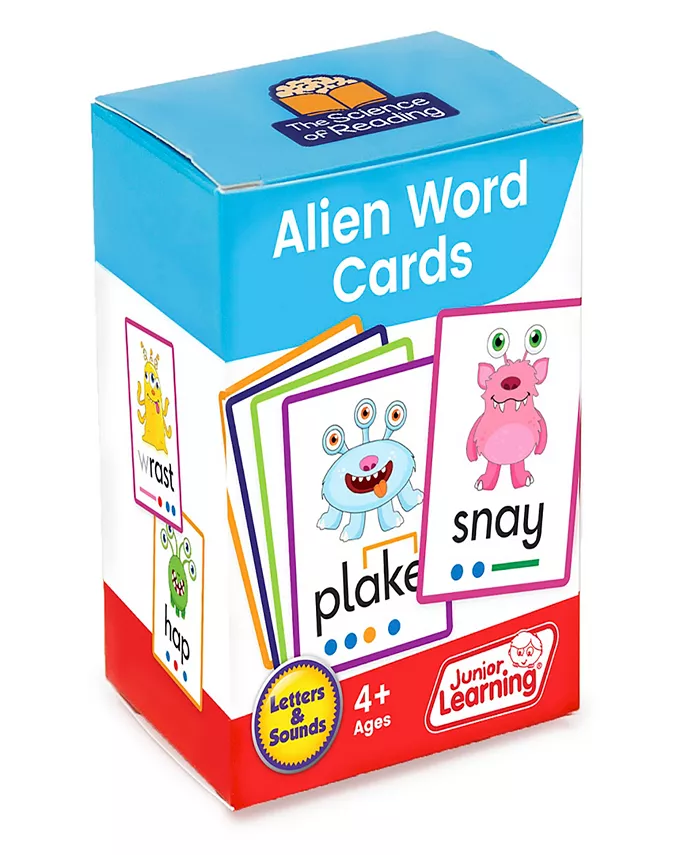 Junior Learning Alien Word Flashcards - Mycitystee