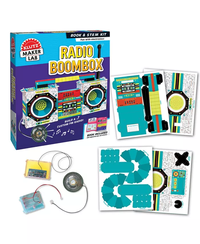 Klutz Radio Boombox Toy - Mycitystee