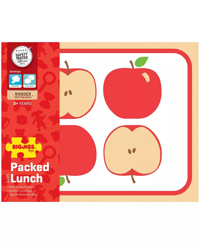 Bigjigs Toys Wooden Packed Lunch - Mycitystee