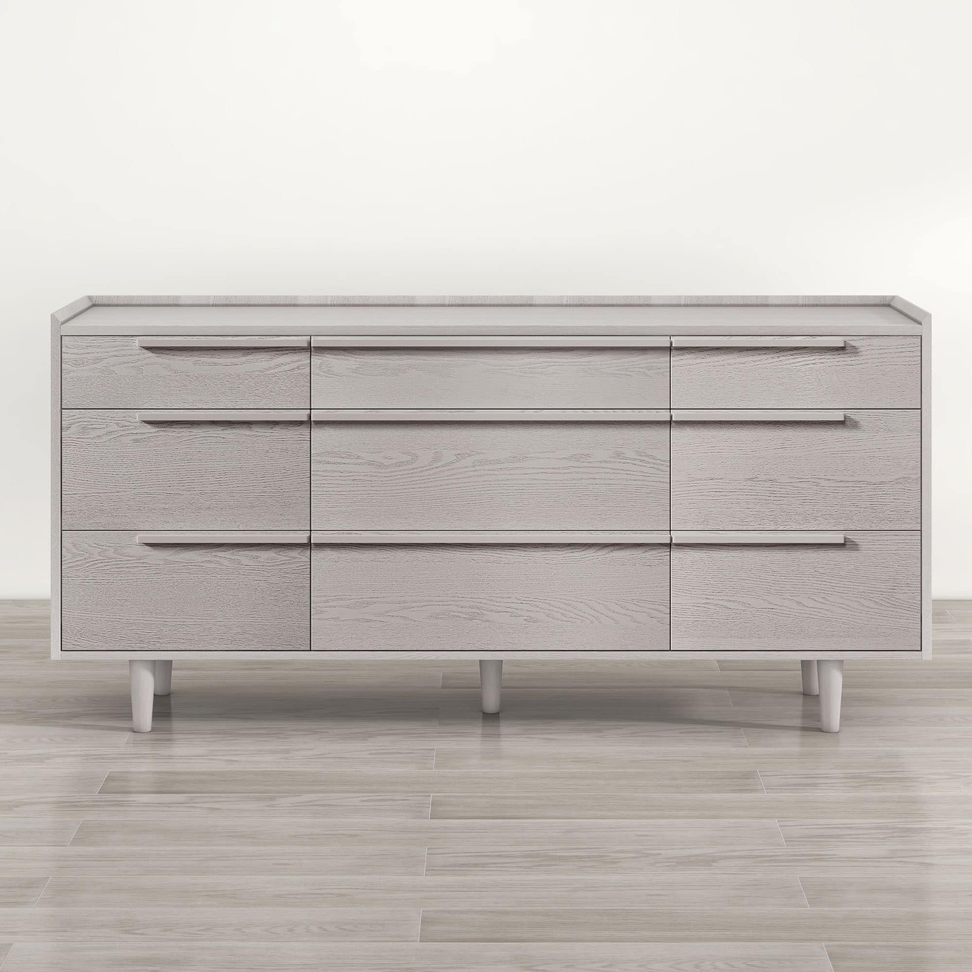 Modern Style Manufactured Wood Dresser with Solid Wood Legs - - 37857319 - Mycitystee