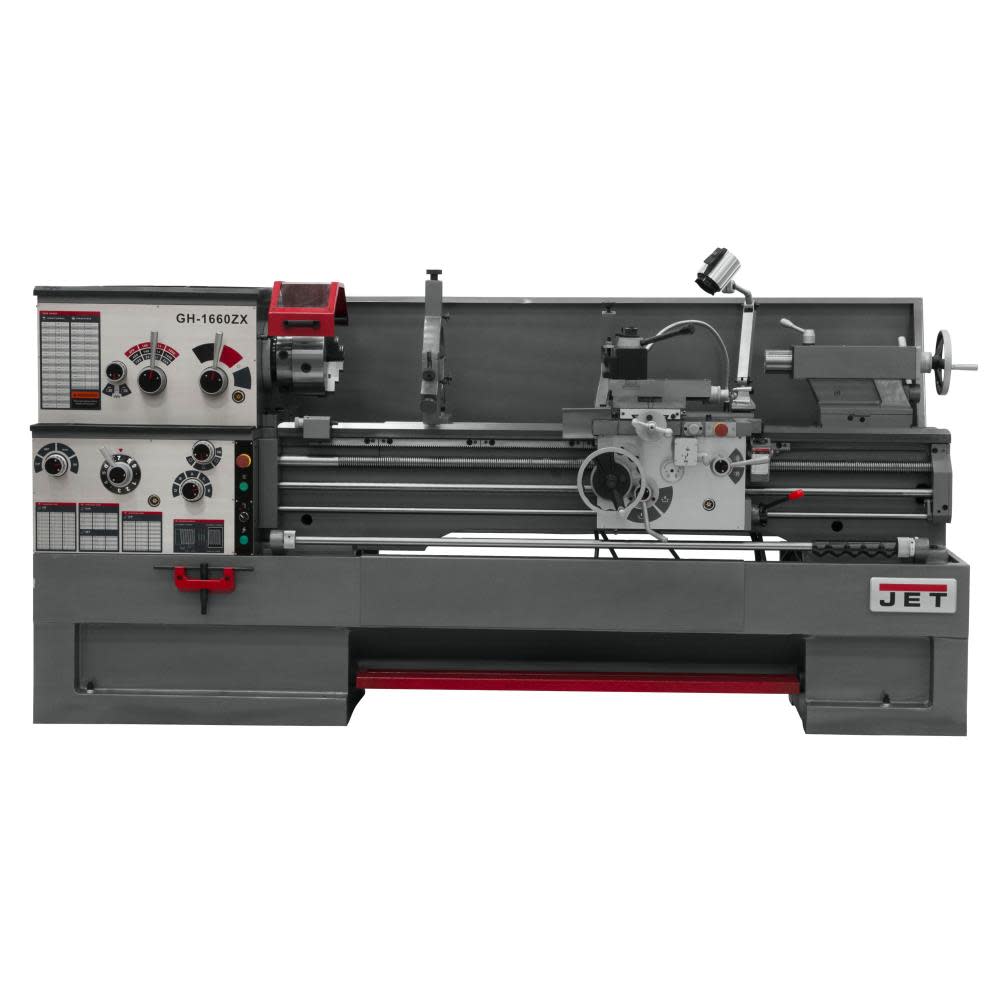 JET Gear Head 16 x 60 ZX Lathe with Taper Attachment Installed 321477 from JET - Mycitystee