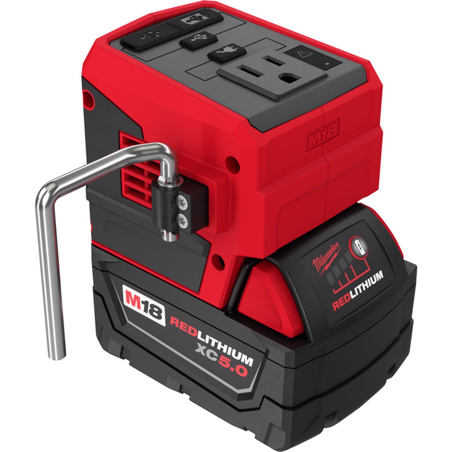 Milwaukee M18 TOP-OFF Kit XC5.0 18 V 5 Ah Lithium-Ion 175W Power Supply with Battery 2 pc*Hot - Mycitystee