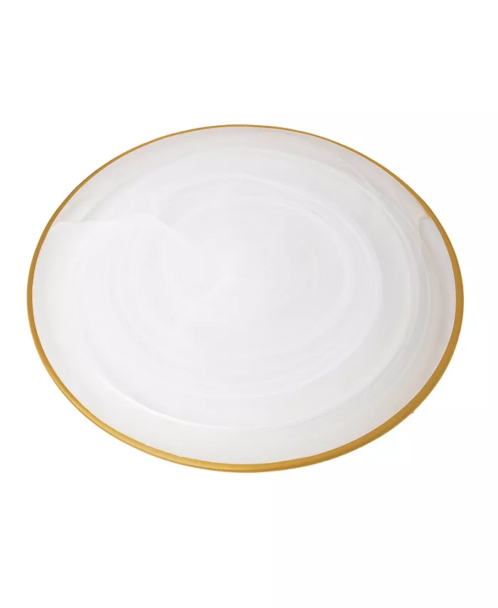 Classic Touch Set of 4 Alabaster 12.75