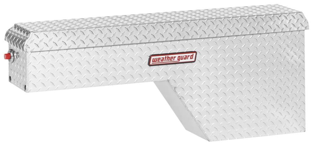 Pork Chop Box, Aluminum, Passenger Side, 2.1 Cu. Ft. - Mycitystee