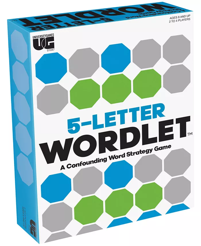 University Games 5-Letter Wordlet a Confounding Word Strategy Game Set， 297 Piece - Mycitystee