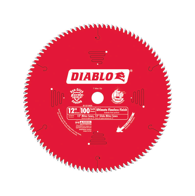 Diablo 12 in. D X 1 in. TiCo Hi-Density Carbide Circular Saw Blade 100 teeth 1 pk - Mycitystee
