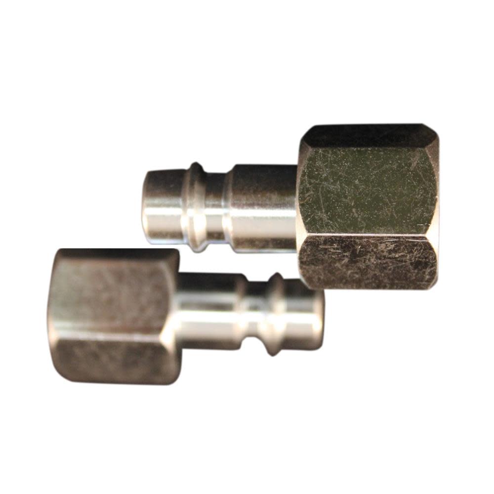 Milton® S-763-1 3/8 FNPT HIGHFLOWPRO™ V-Style/European Interchange Steel Air Plug Fitting (High Volume Low Pressure Application) - Mycitystee
