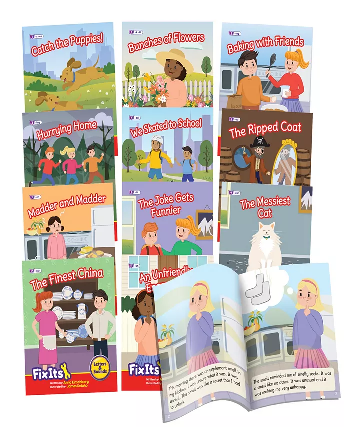 Junior Learning Decodable Readers Fix Its Suffixes Fiction Phase 6 - Mycitystee
