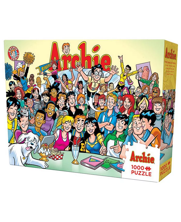 Cobble Hill Archie Comics - The Gang at Pop's Puzzle- 1000 Piece - Mycitystee