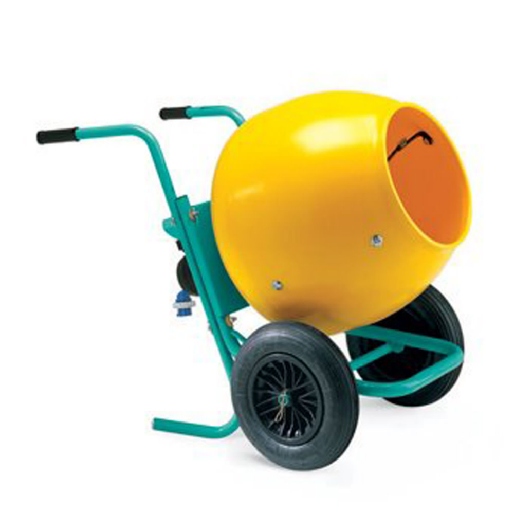WHEELMAN II 5 Cu Poly Drum (Wheelbarrow Type) 1/2 HP - Mycitystee