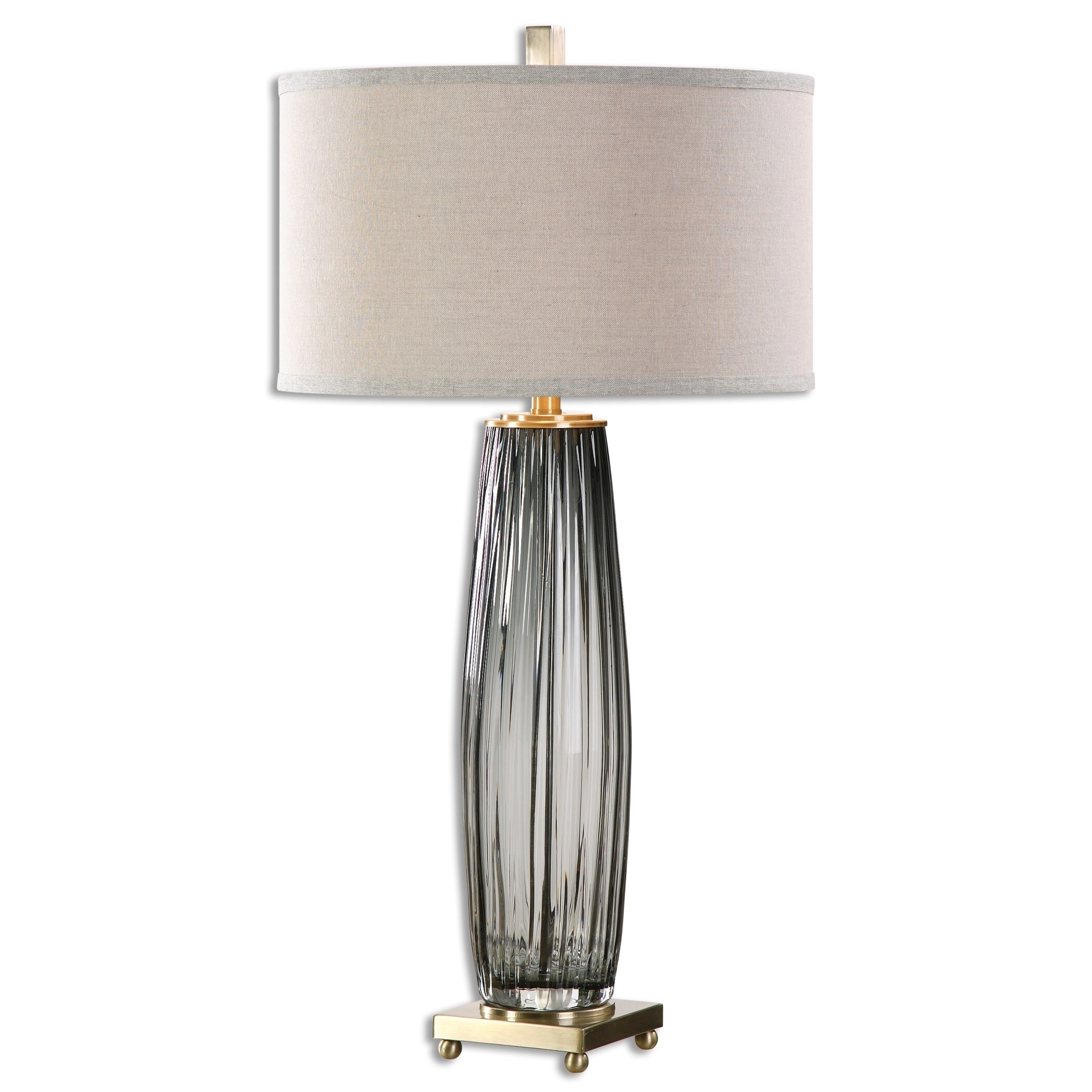 Vilminore Gray Glass Table Lamp - Mycitystee