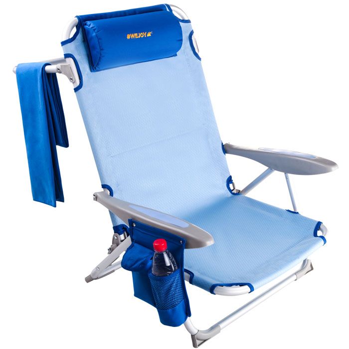 #WEJOY adjustable 4-positon Folding Beach Chair-BRoadout - Mycitystee