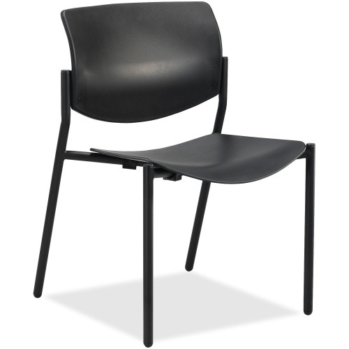 Lorell Stack Chairs with Molded Plastic Seat and Back - 2/CT (83113) - Mycitystee