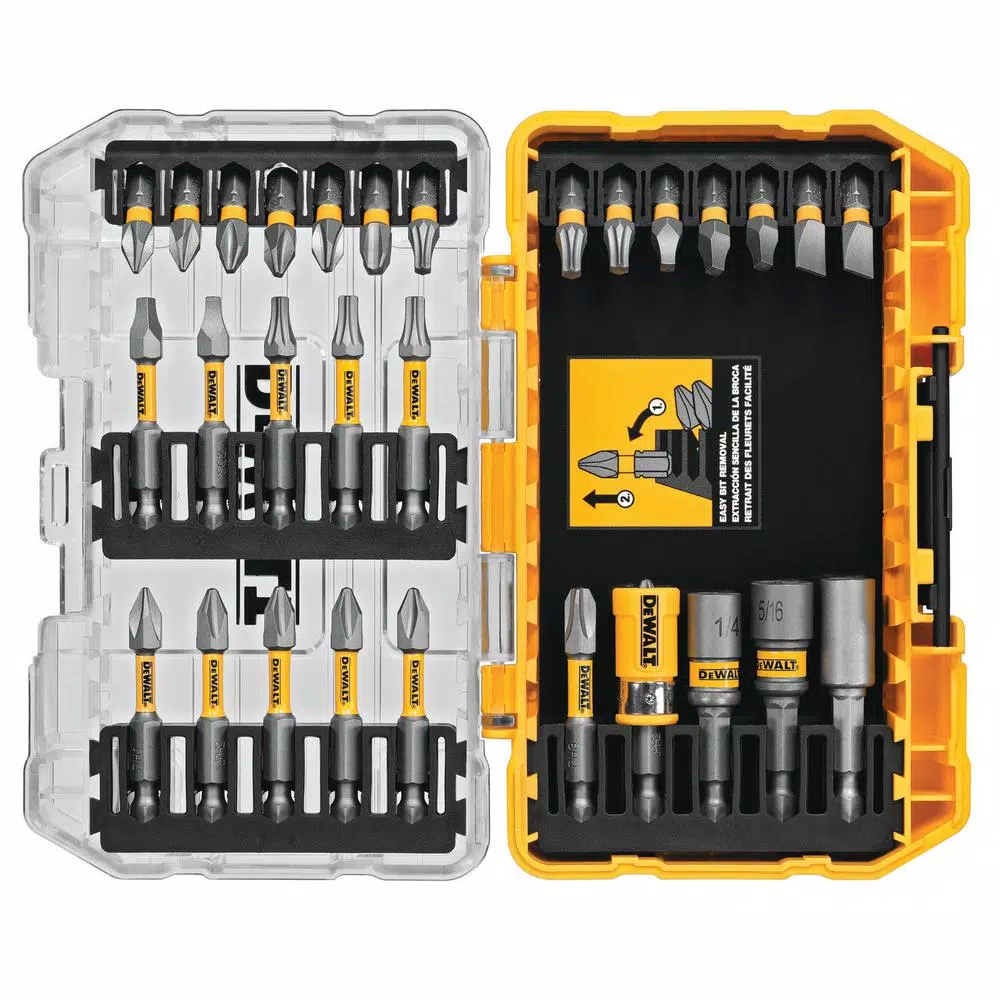 DEWALT MAXFIT Screwdriving Set with Sleeve (30-Piece) and#8211; XDC Depot - Mycitystee