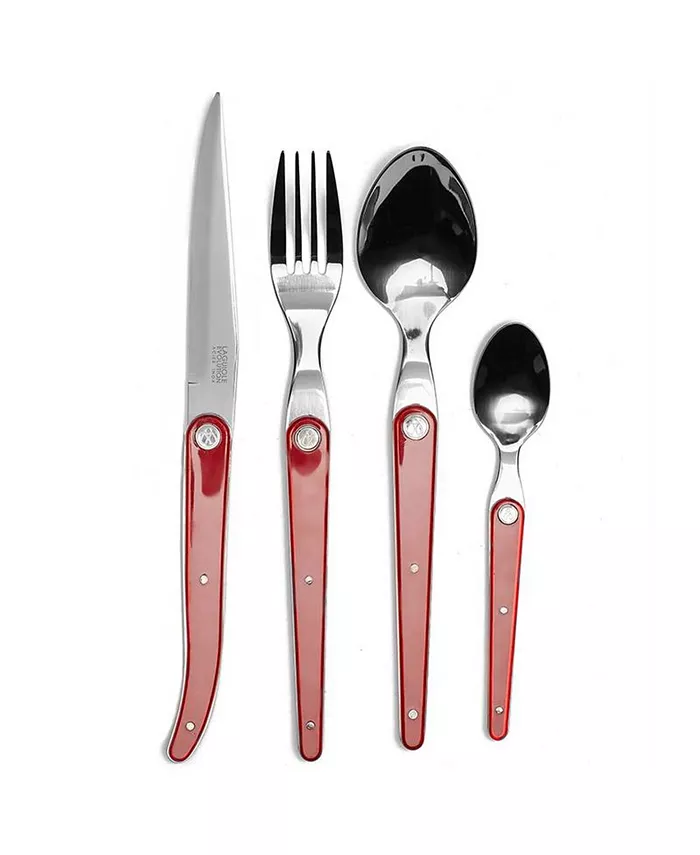 Laguiole Evolution Sens 16-Piece Flatware Set， Service for 4 - Mycitystee