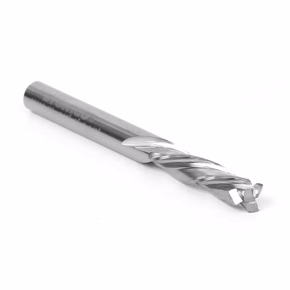 Yonico 3-Flute Compression Cut Spiral End Mill 1/4 in. Dia 1/4 in. Shank Solid Carbide CNC Router Bit and#8211; XDC Depot - Mycitystee