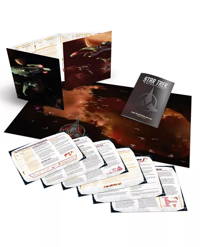 Modiphius Star Trek Adventures the Klingon Empire Gamemaster Set， 6 Pieces - Mycitystee