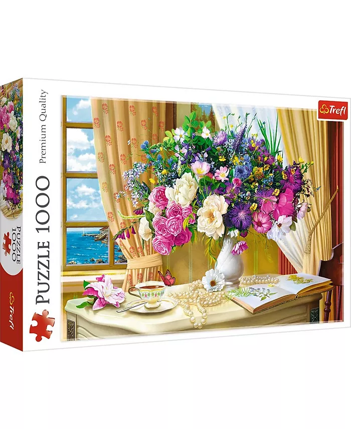 Trefl Jigsaw Puzzle Flowers in The Morning， 1000 Piece - Mycitystee