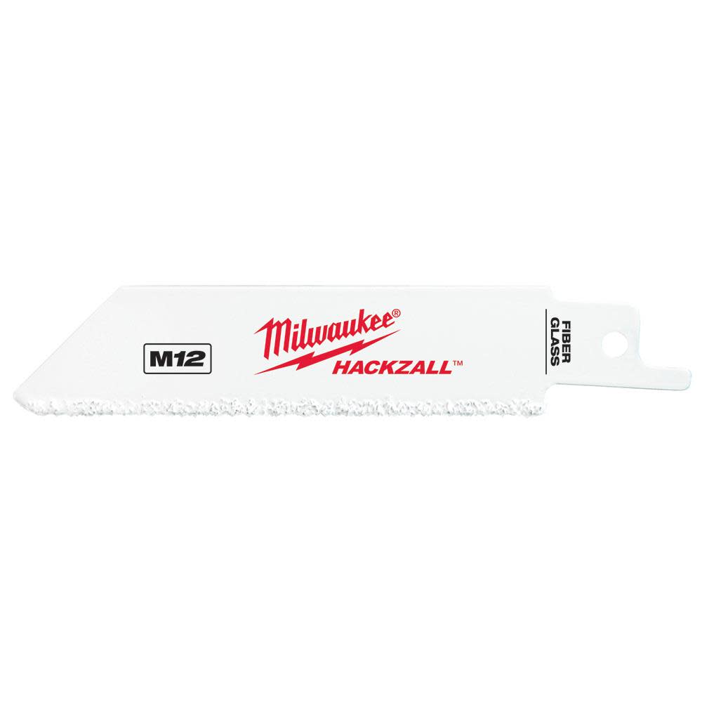 Milwaukee M12 Hackzall Grit Edge Fiberglass Bi-Metal Blade 3Ct 49-00-5400 from Milwaukee - Mycitystee