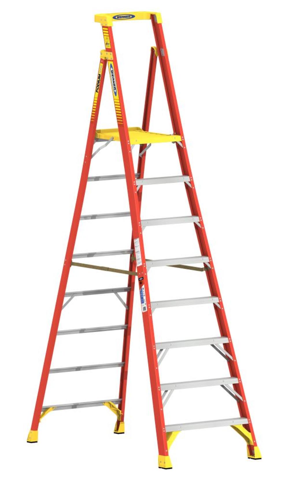 Type IA Fiberglass Podium Ladder - Mycitystee