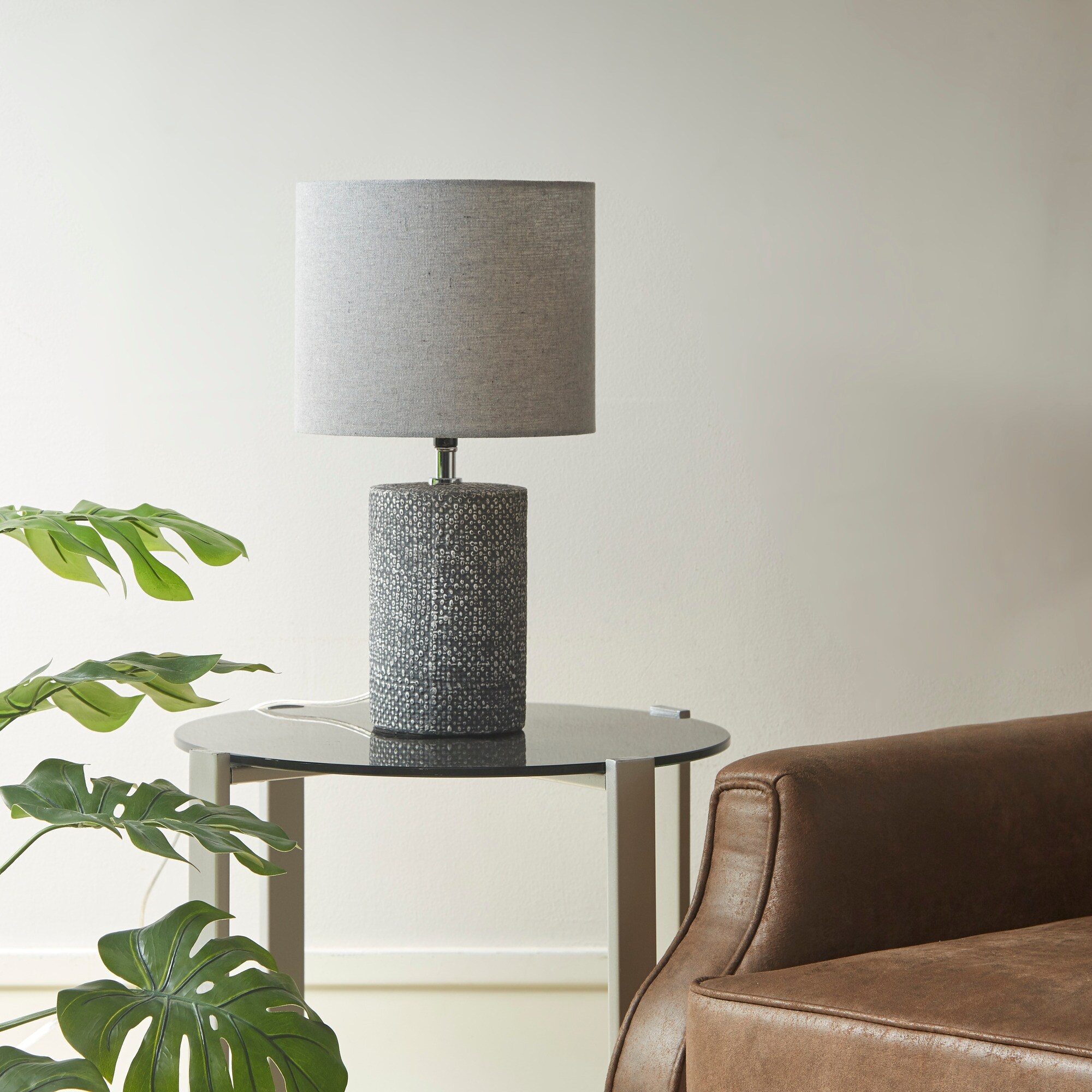 510 Design Bayard Embossed Ceramic Table Lamp - Mycitystee