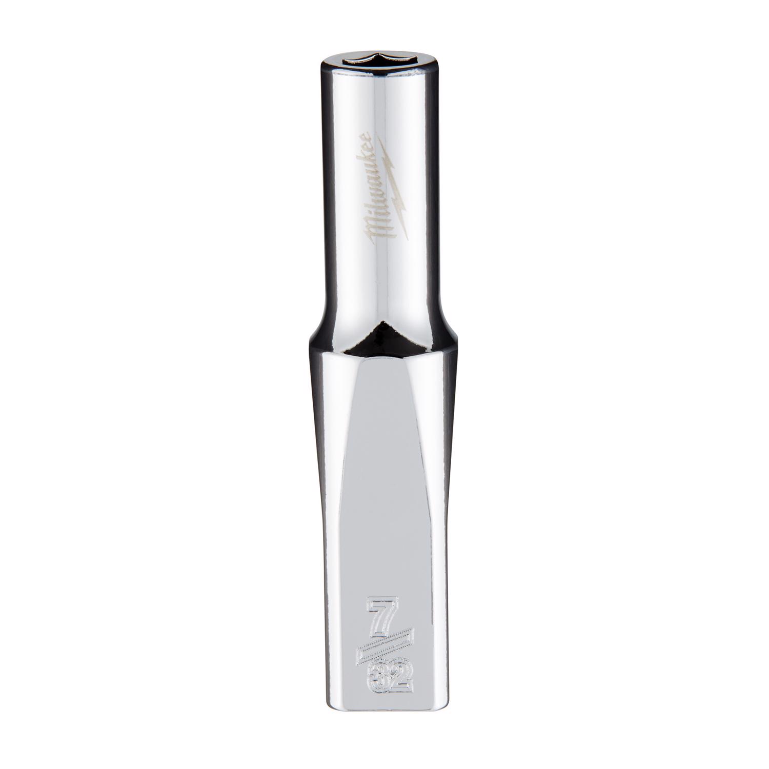 Milwaukee 13 mm X 3/8 in. drive Metric 6 Point Standard Deep Socket 1 pc - Mycitystee