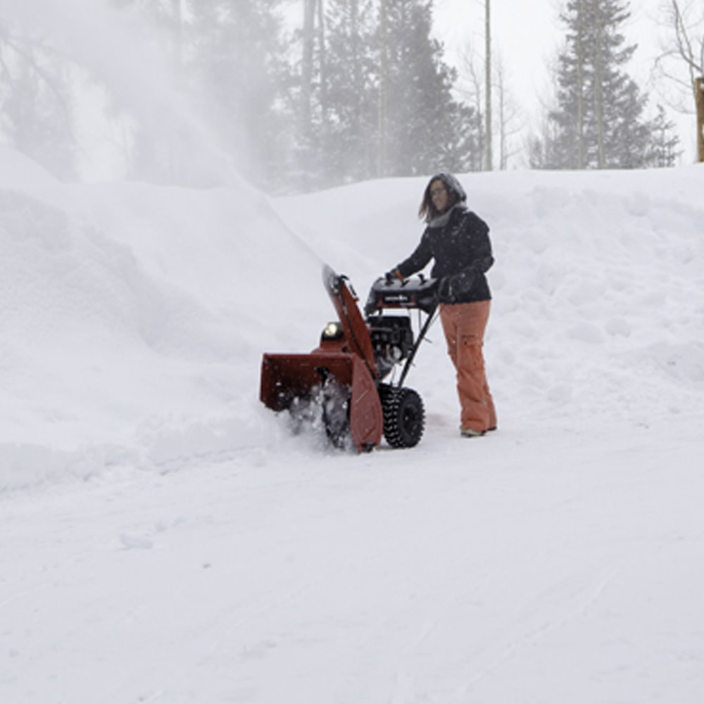 9HP 28In Two Stage Wheel Drive Snow Blower - Electric Start - Mycitystee