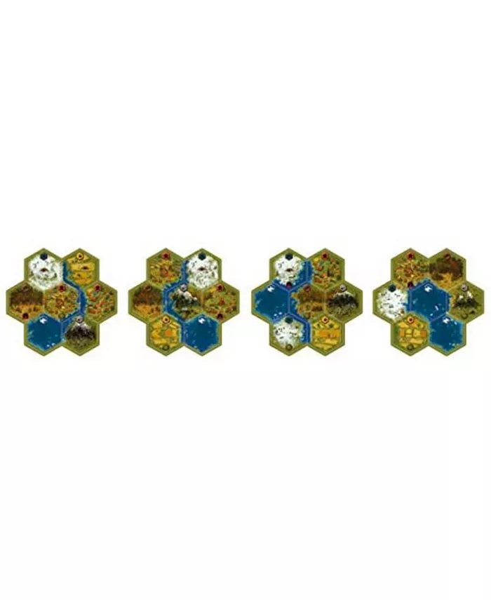 Brainstorm Toys Scythe Modular Board - Strategy Game Accessory， 22 Piece - Mycitystee