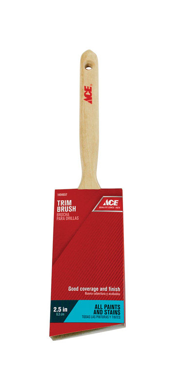 Ace 2-1/2 in. Medium Stiff Angle Trim Paint Brush - Mycitystee