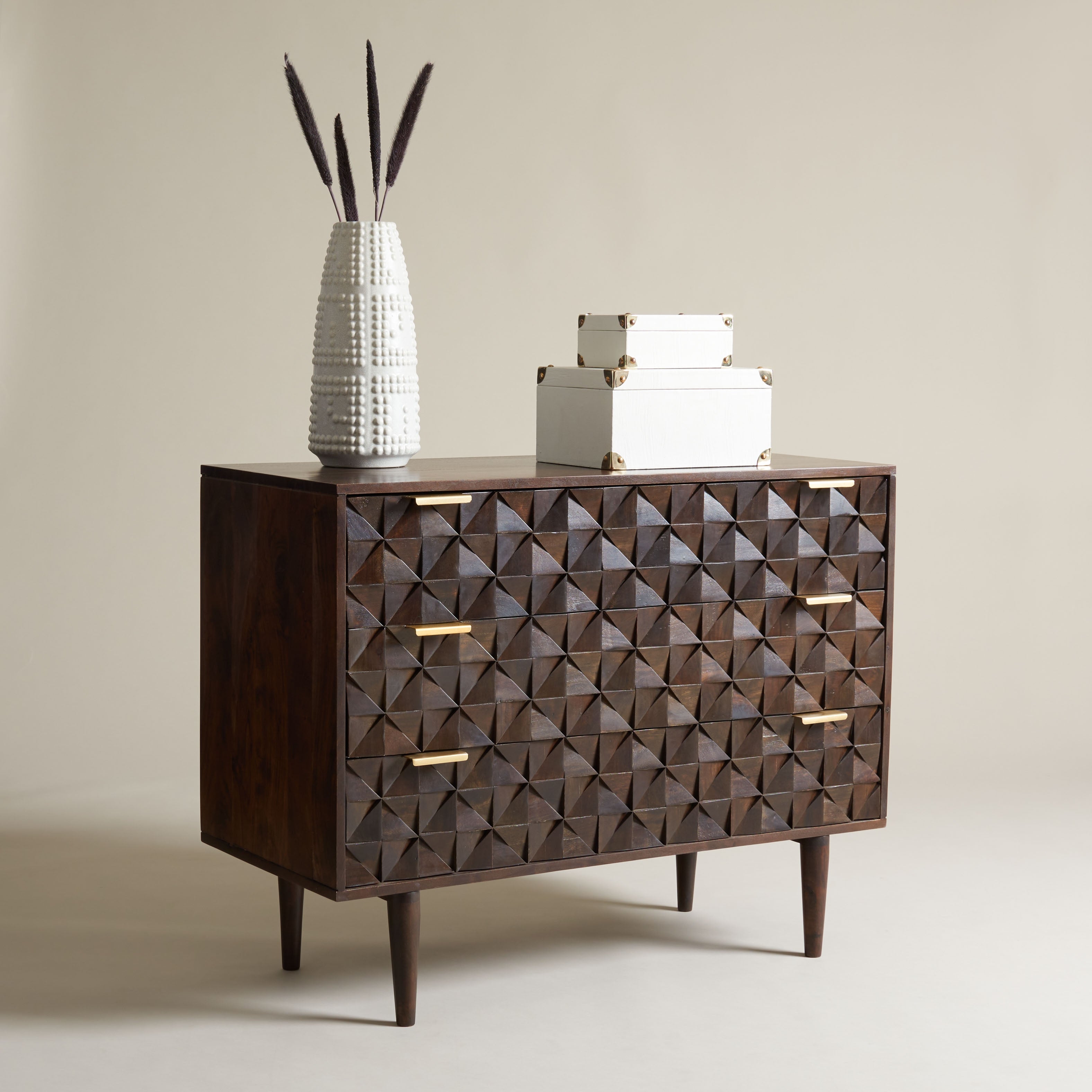 SAFAVIEH Couture Zinnia 3-Drawer Chest Dresser - - 33302575 - Mycitystee