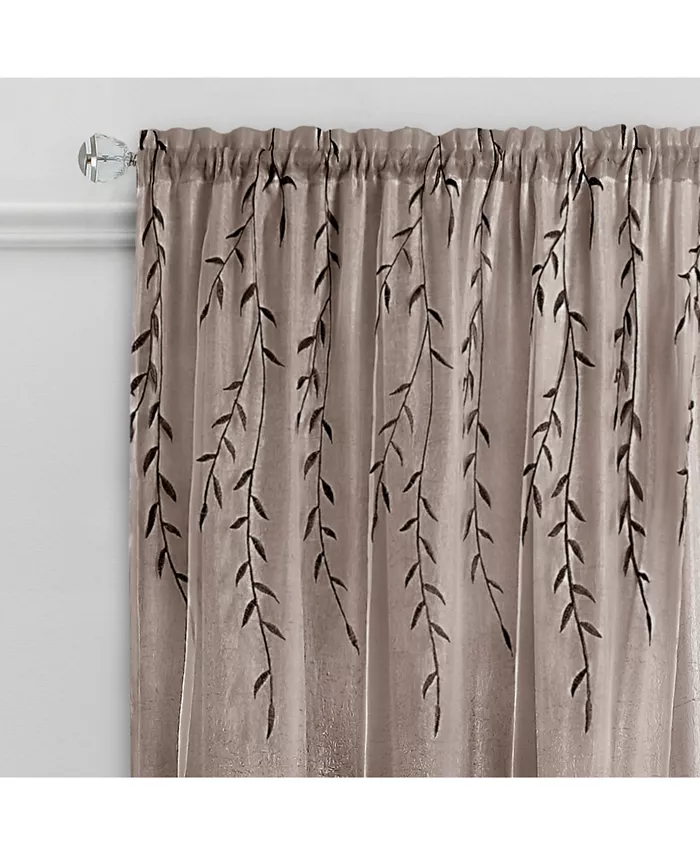 Achim Willow Rod Pocket Window Curtain Panel， 42x84 - Mycitystee