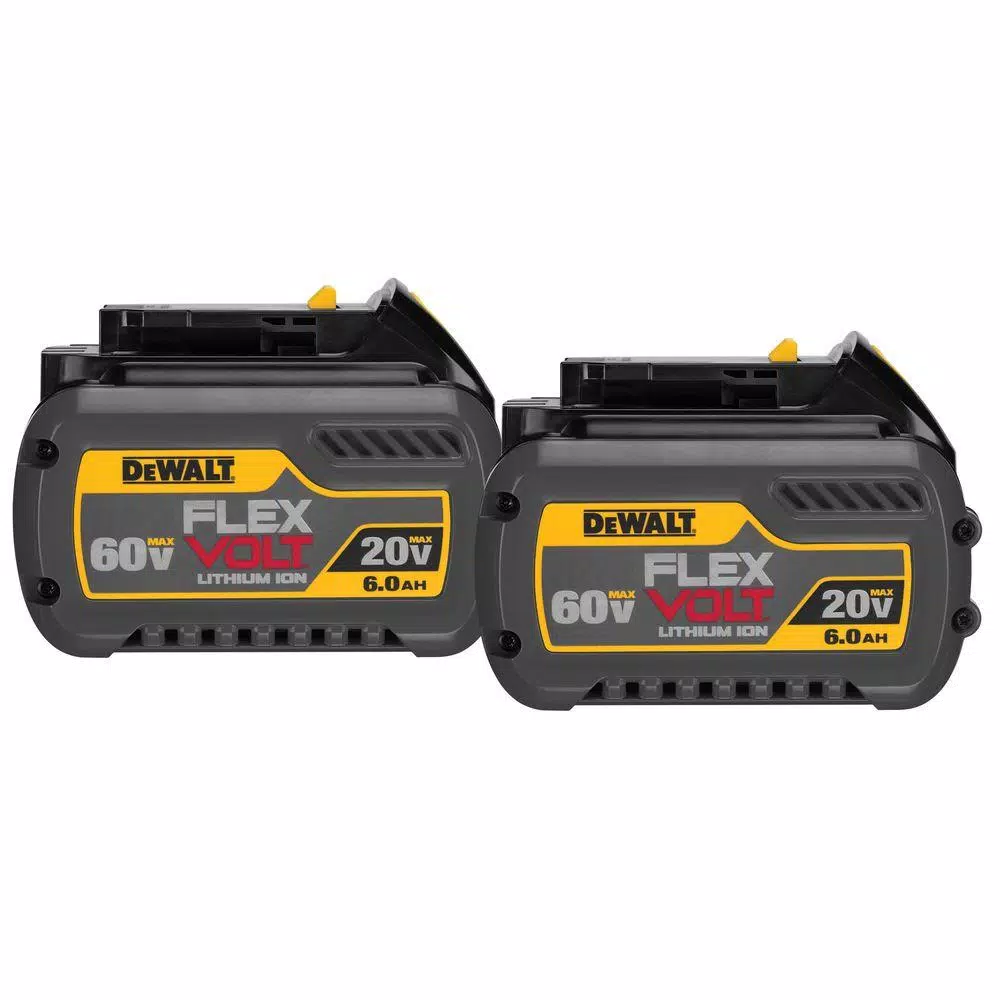 DEWALT FLEXVOLT 20-Volt/60-Volt MAX Lithium-Ion 6.0 Ah Battery Pack (2-Pack) and#8211; XDC Depot - Mycitystee