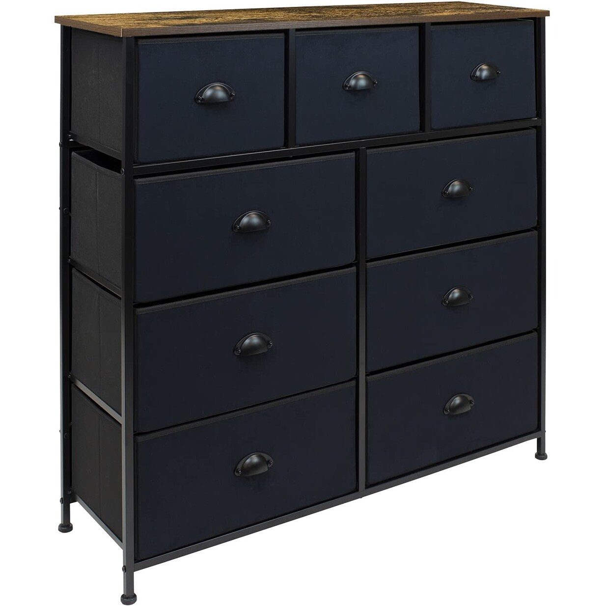 Dressers for Bedroom with 9 Drawers， Chest of Drawers for Bedroom - - 34483862 - Mycitystee
