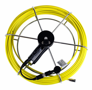 SDT Pipe Inspection Camera Fiber Glass Push Rod and Reel 100 FT - Mycitystee
