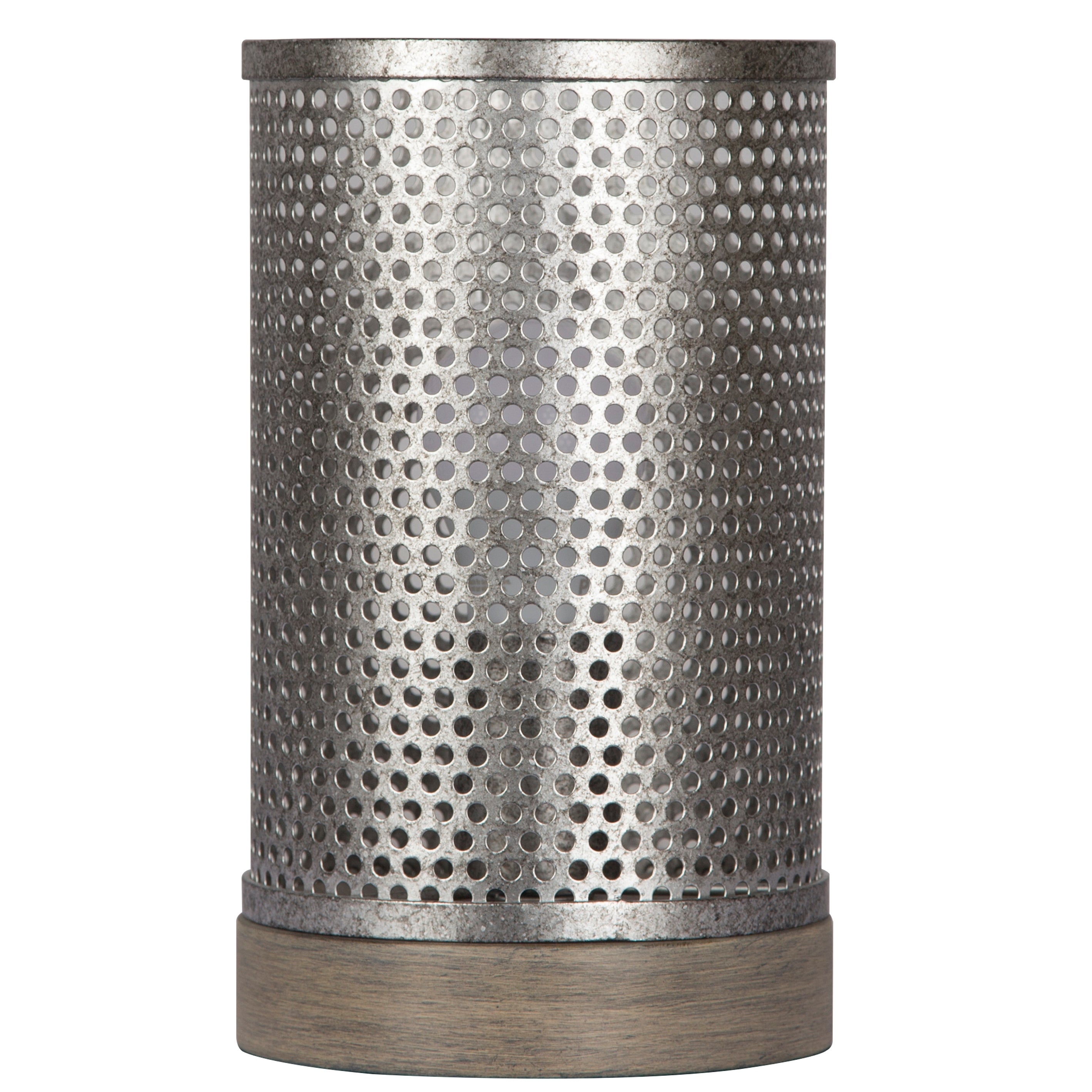 Adesso Steel Mesh Industrial Table Lantern - Mycitystee
