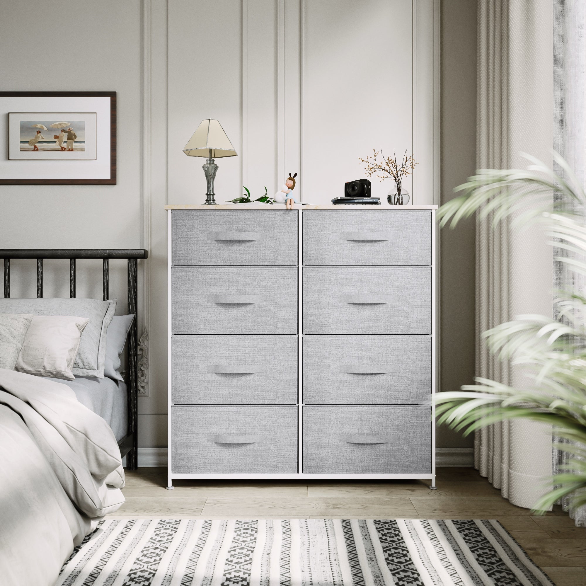 8 Drawers Furniture Storage Chest Multi-Size Drawers Dressers - - 37511776 - Mycitystee