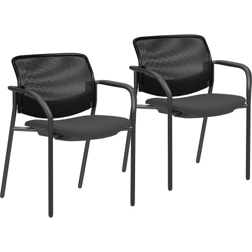 Lorell Guest Chairs with Mesh Back (83112) - Mycitystee