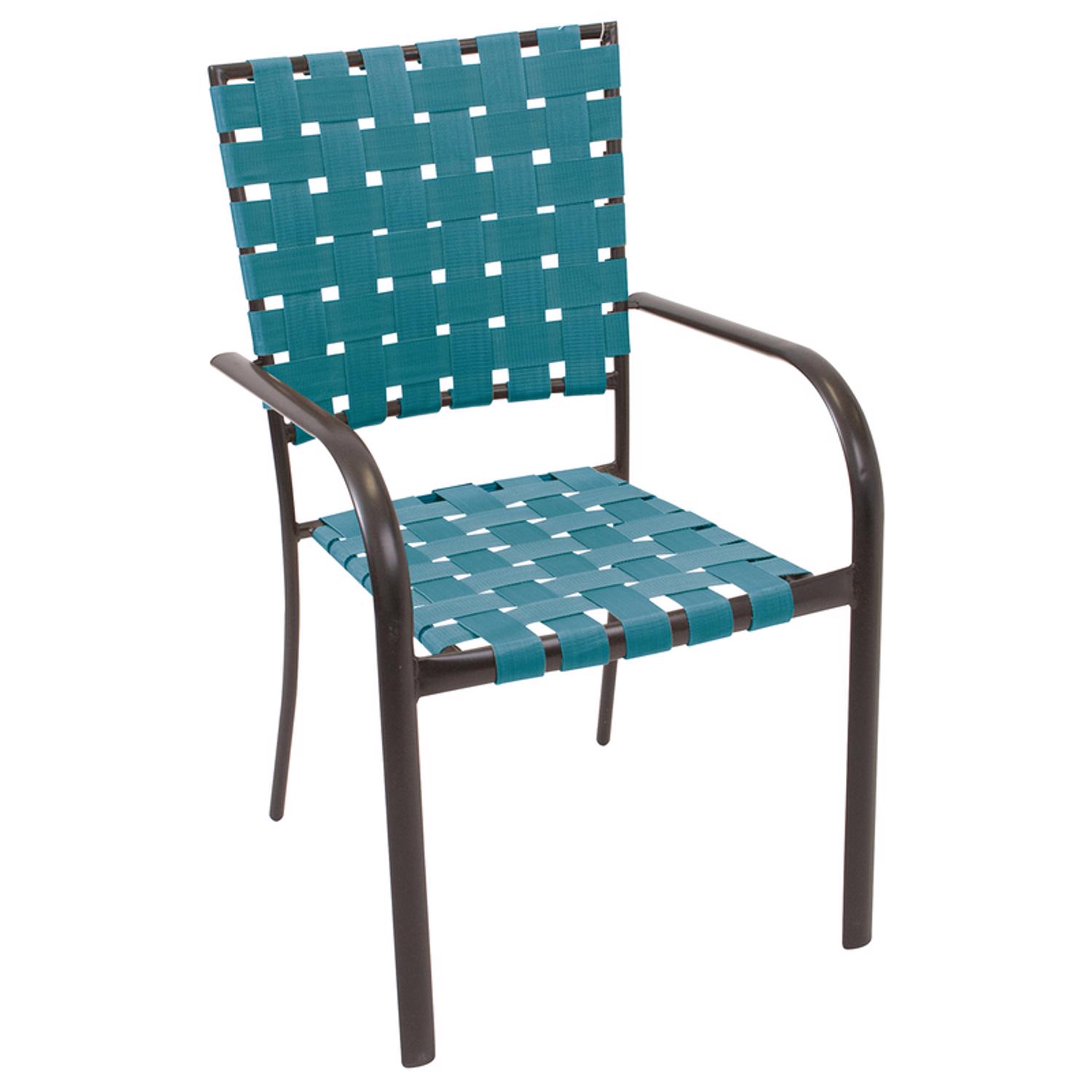 RIO Brands Hadley Black Steel Frame Bistro Chair Teal - Mycitystee