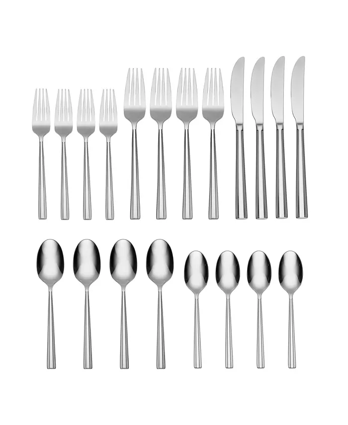 Oneida Bardon 20 Piece Everyday Flatware Set， Service For 4 - Mycitystee