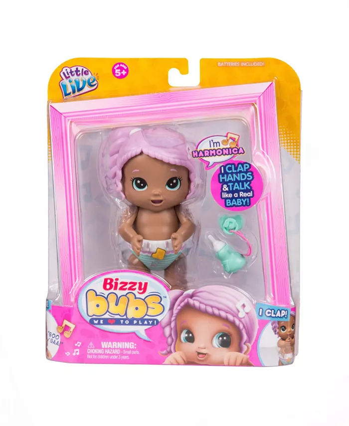 LITTLE LIVE Babies Baby Harmonica Tiny Doll - Mycitystee