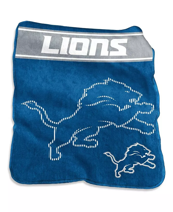 Logo Brands Detroit Lions 60'' x 80'' XL Raschel Plush Throw Blanket - Mycitystee